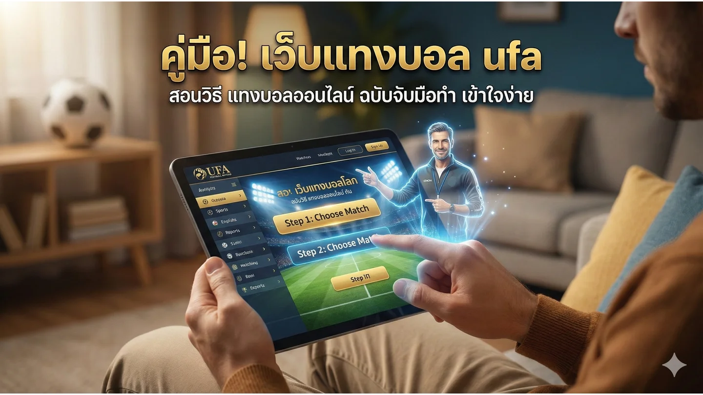You are currently viewing คู่มือ! เว็บแทงบอล ufa สอนวิธี แทงบอลออนไลน์ ฉบับจับมือทำ เข้าใจง่าย